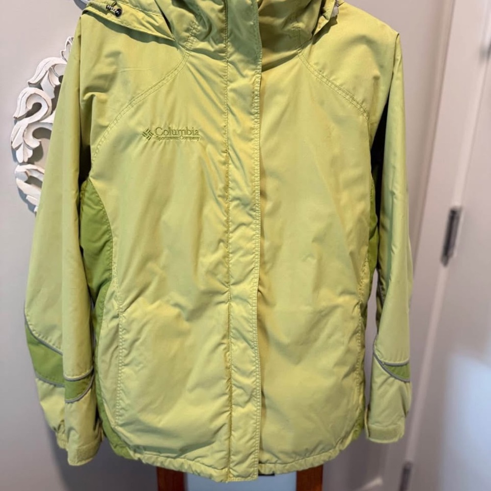 Columbia Lime Green Winter Jacket